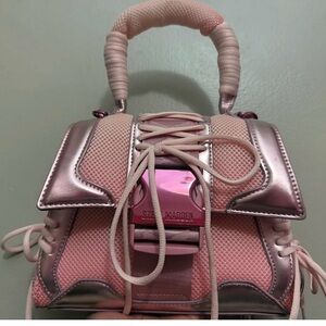Steve Madden Metallic Pink Satchel